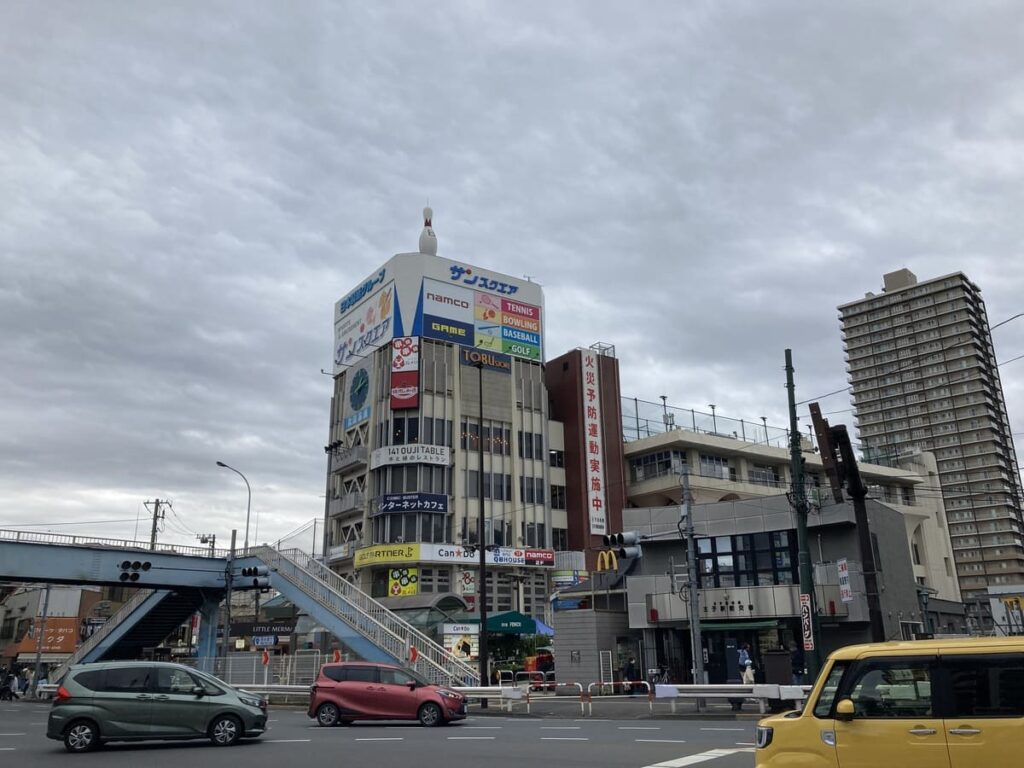 王子駅前の景観