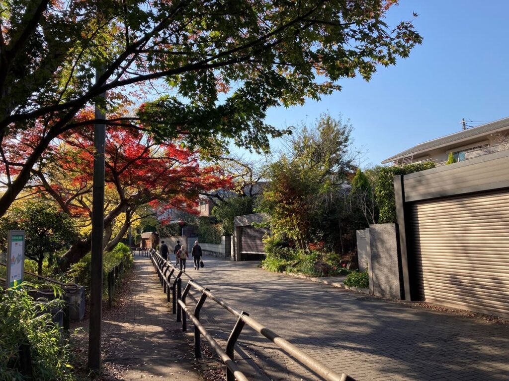 石神井公園周辺の住宅街